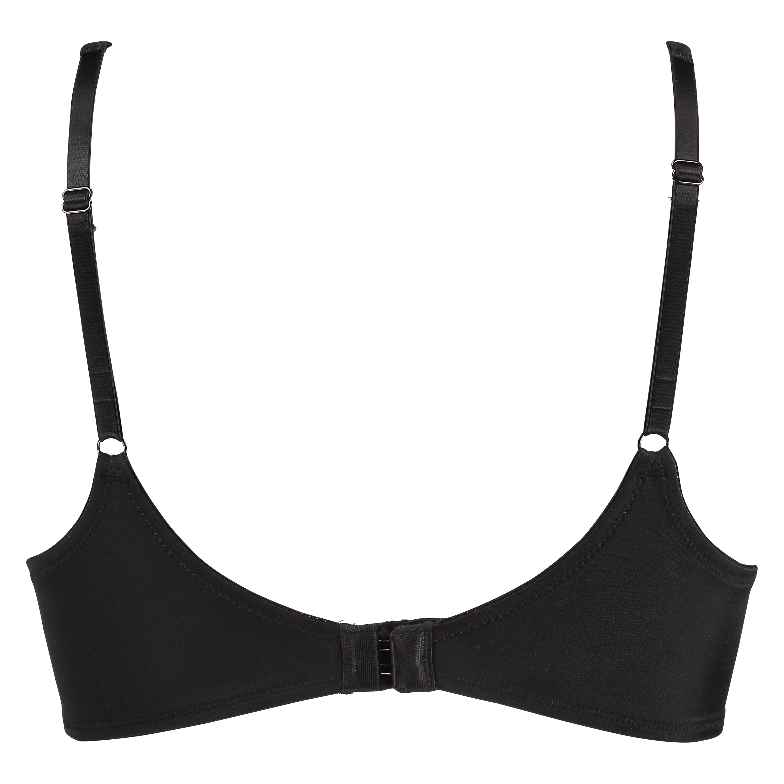 Satin Fleece formst&oslash;bt b&oslash;jle-bh, Sort, main