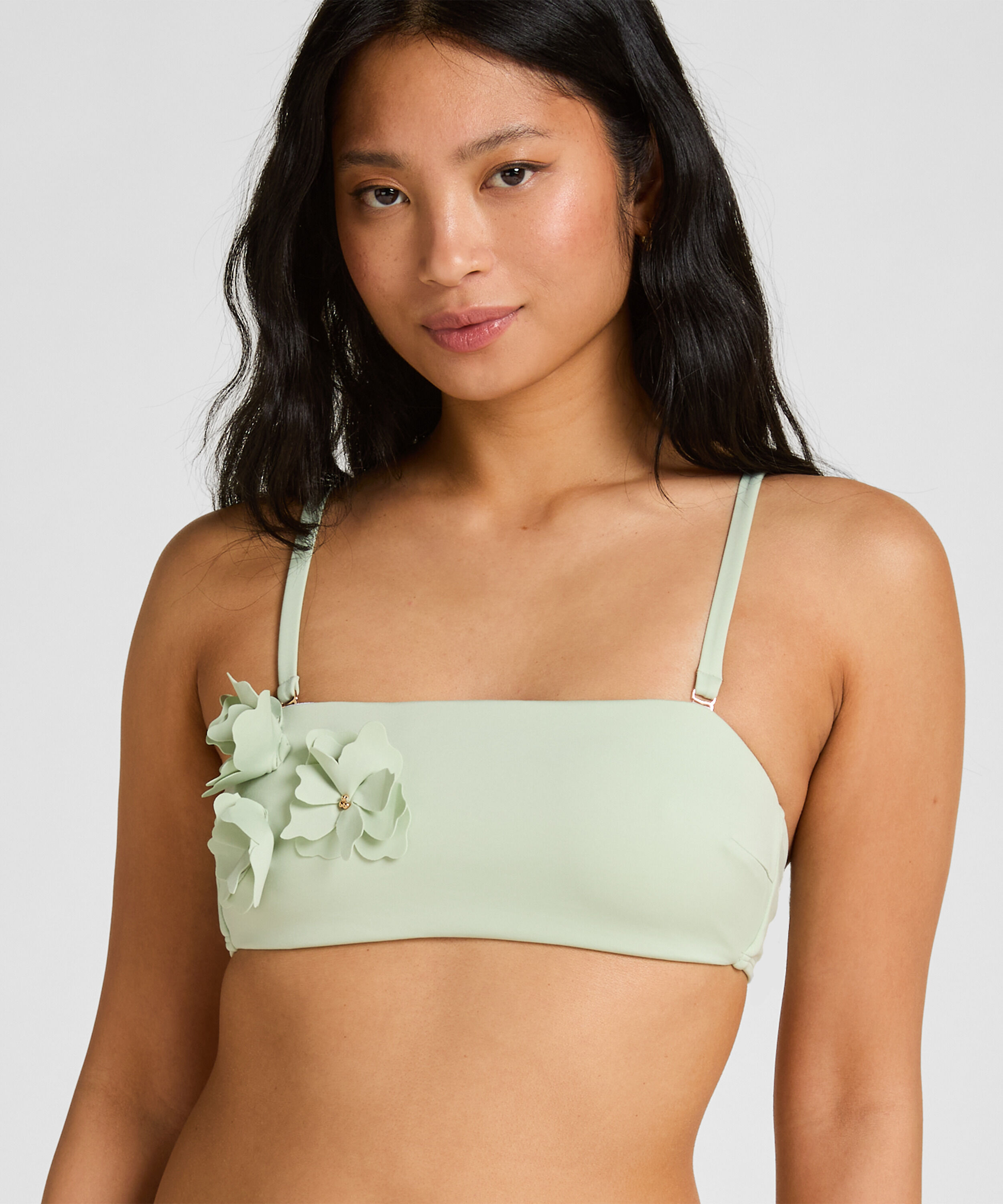 Bandeau Bikini Top Tulum, Grøn Bandeau Bikini Top Tulum, Grøn