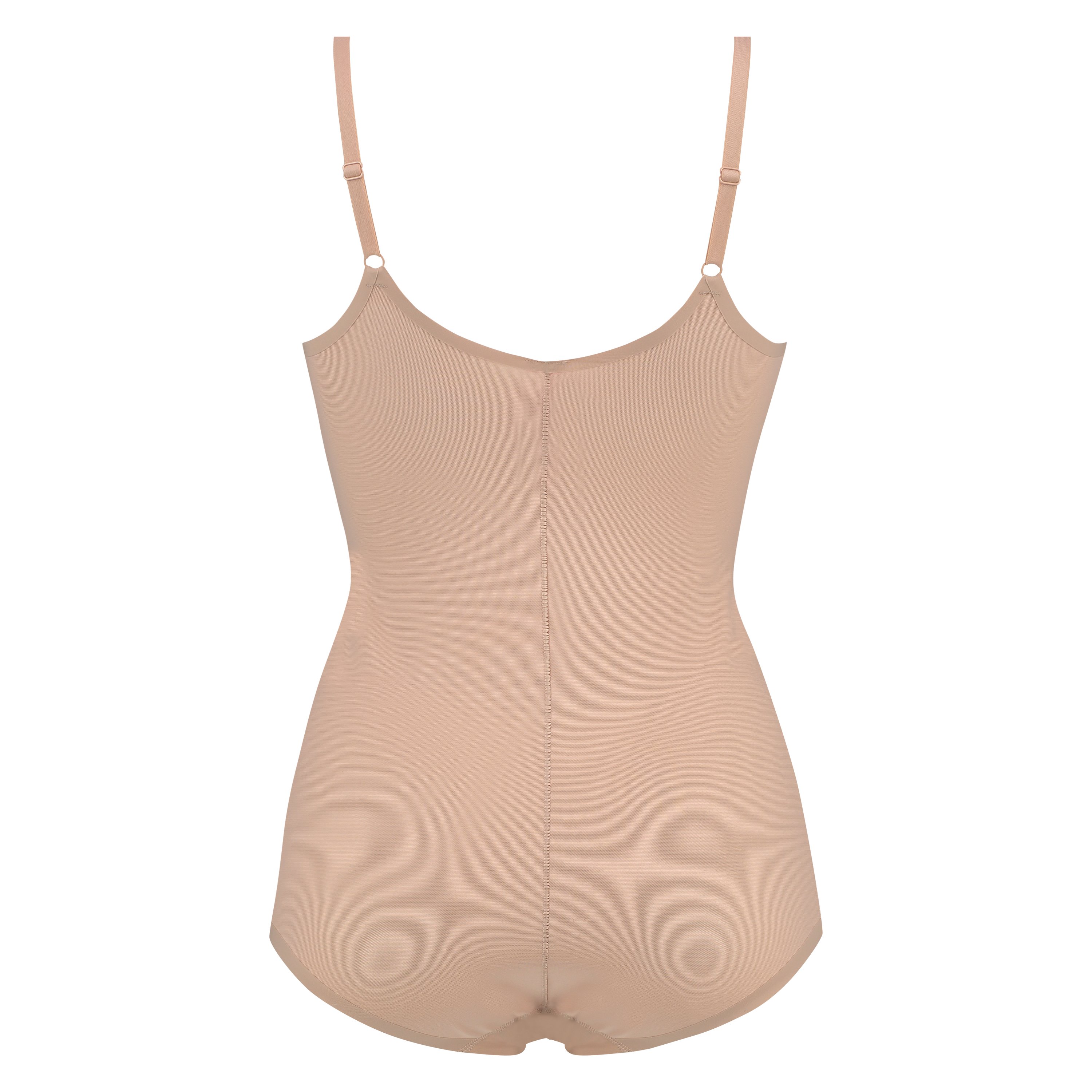 Opstrammende body med bølget kant - Level 3, Beige, main
