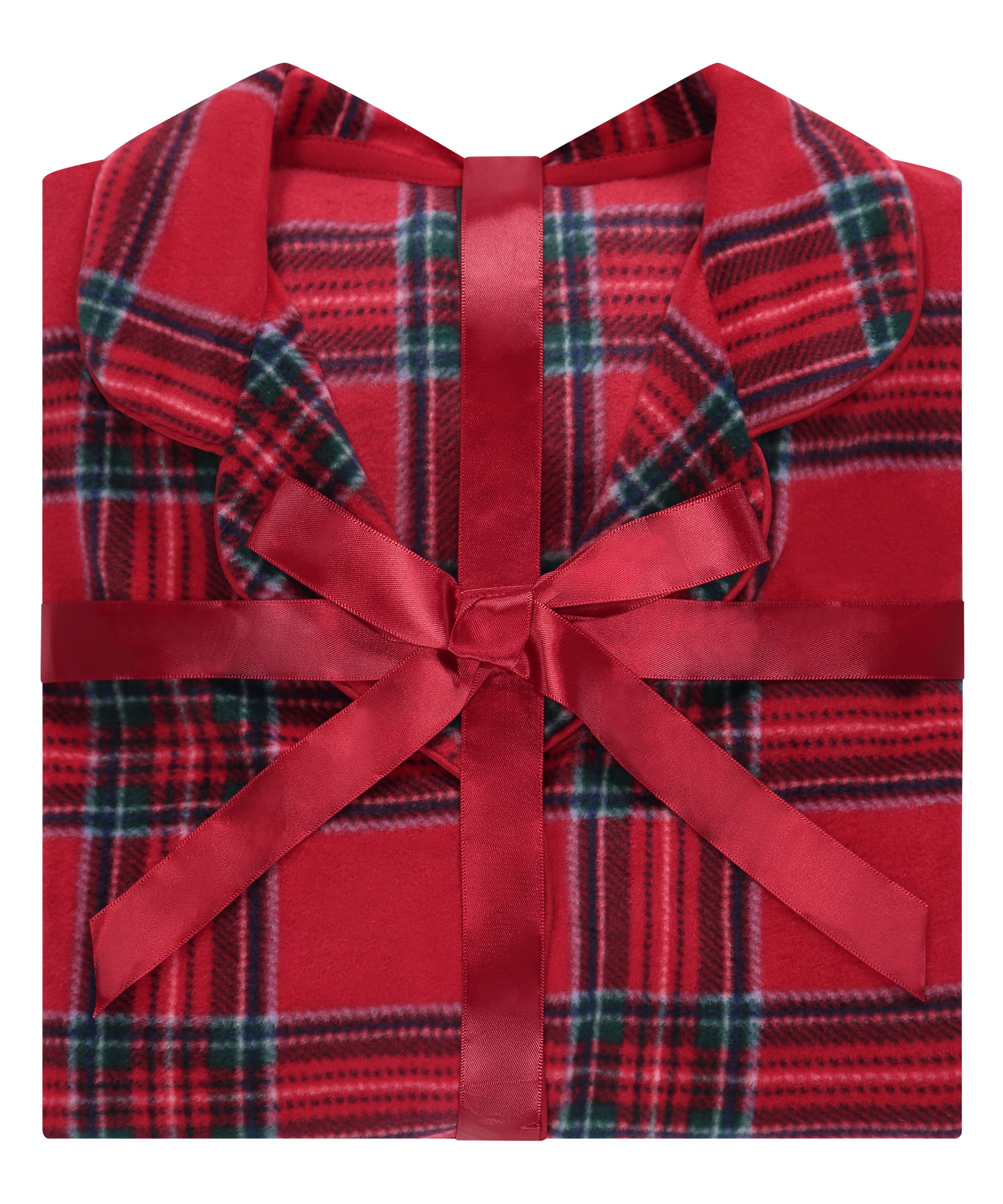 Pyjamassæt Fleece, rød, main