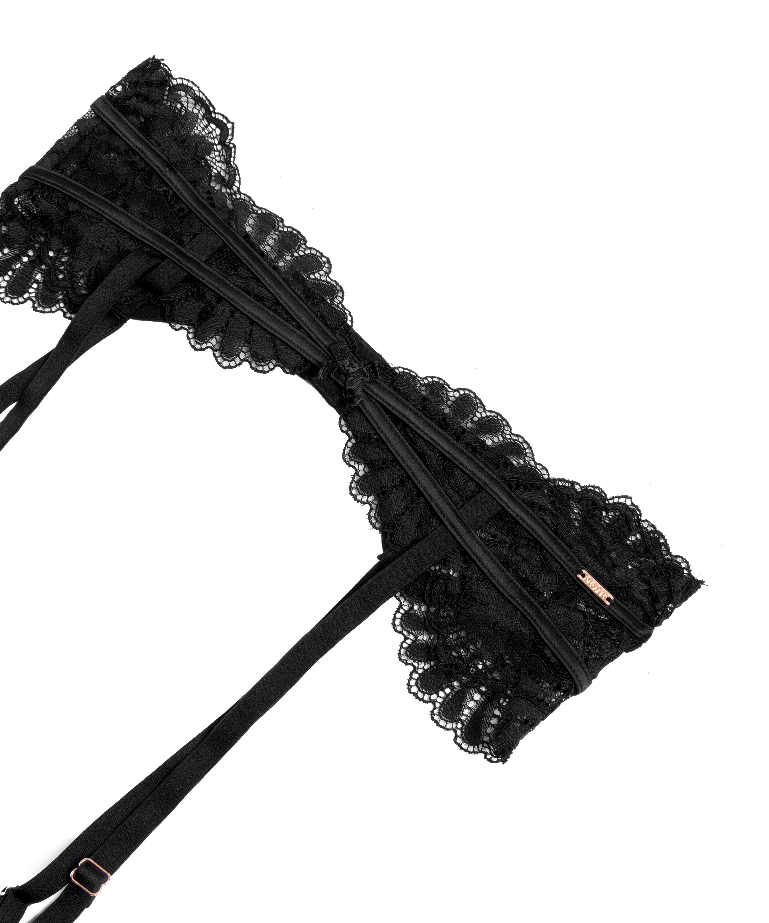 Strømpebånd Poppy, Sort, main