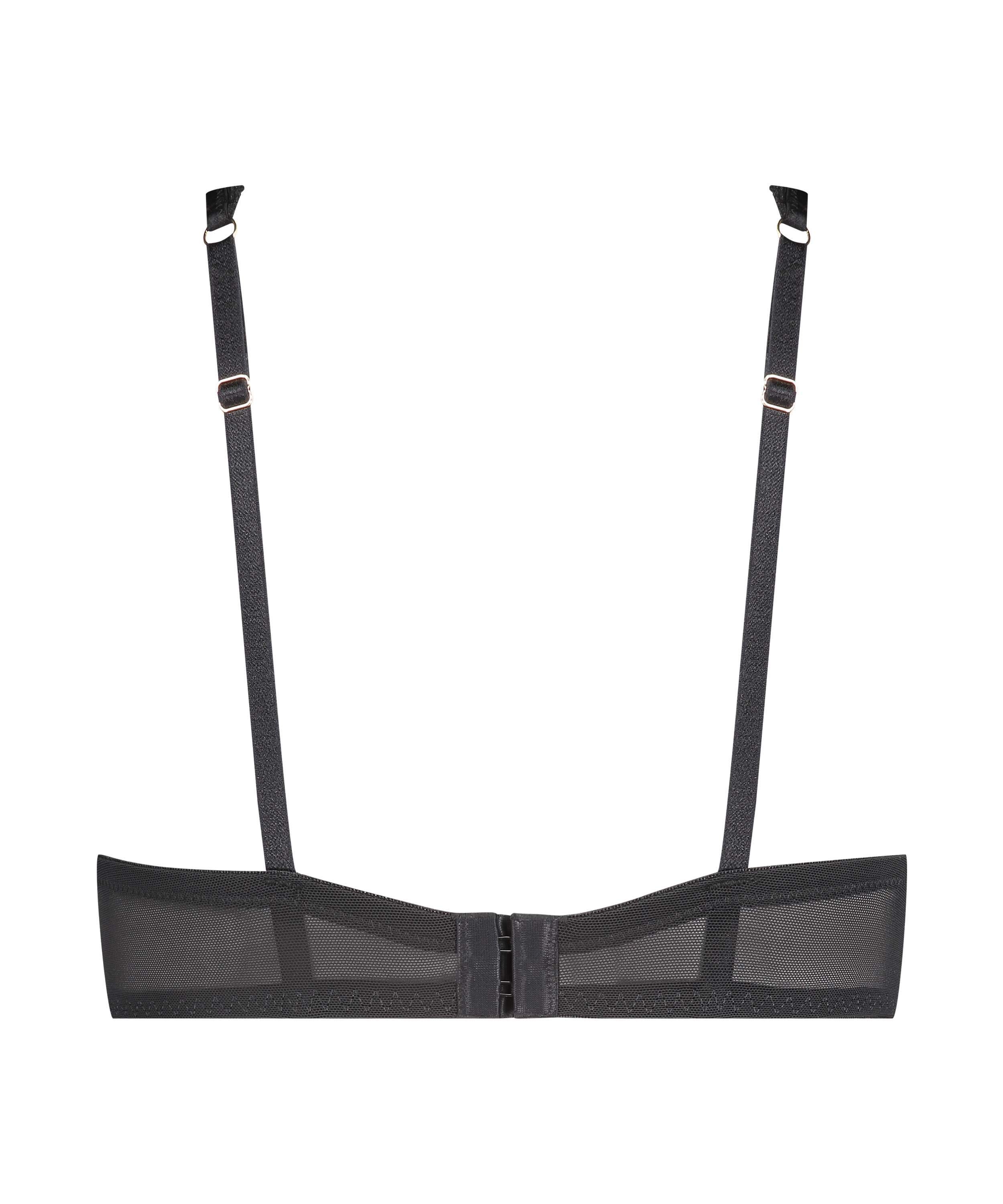 Formstøbt halvskåls-bøjle-bh Malika, Sort, main