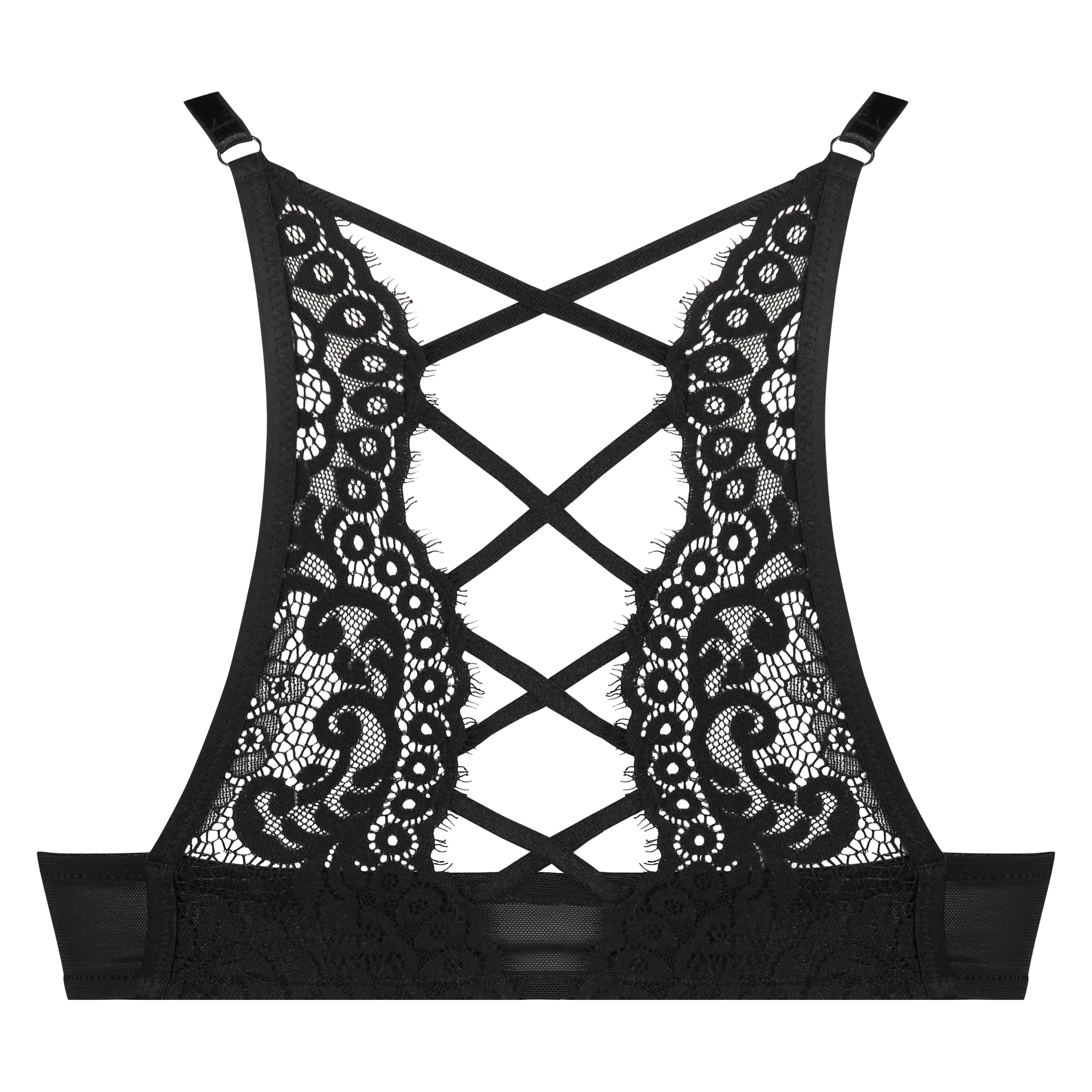 Formstøbt pushup-bøjle-bh Cardi, Sort, main