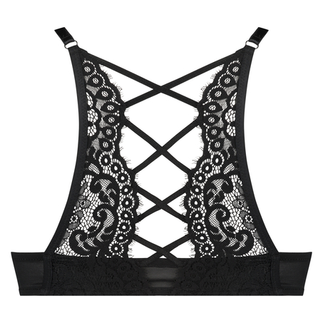 Formstøbt pushup-bøjle-bh Cardi, Sort