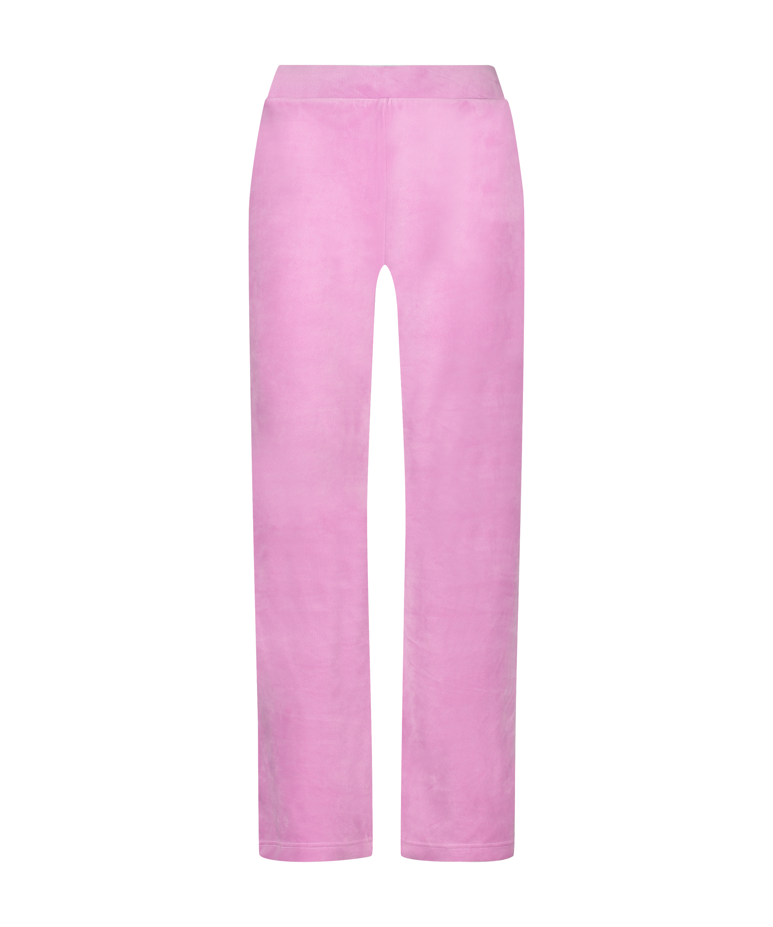 Tall Pyjamasbukser velour, pink, main