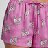 Pyjamasshorts Satin, Lilla