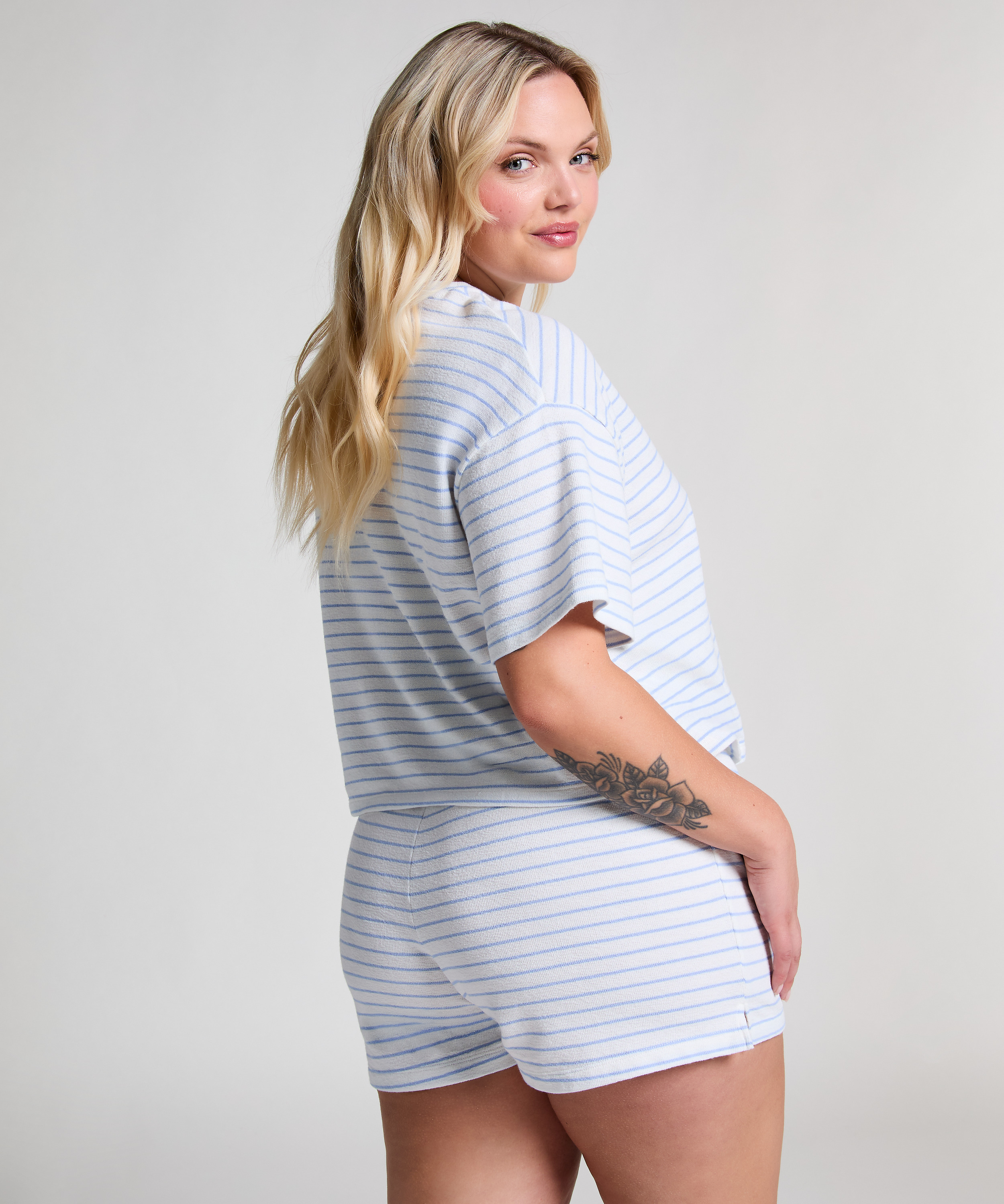 Shorts Cotton, Bl&aring;, main