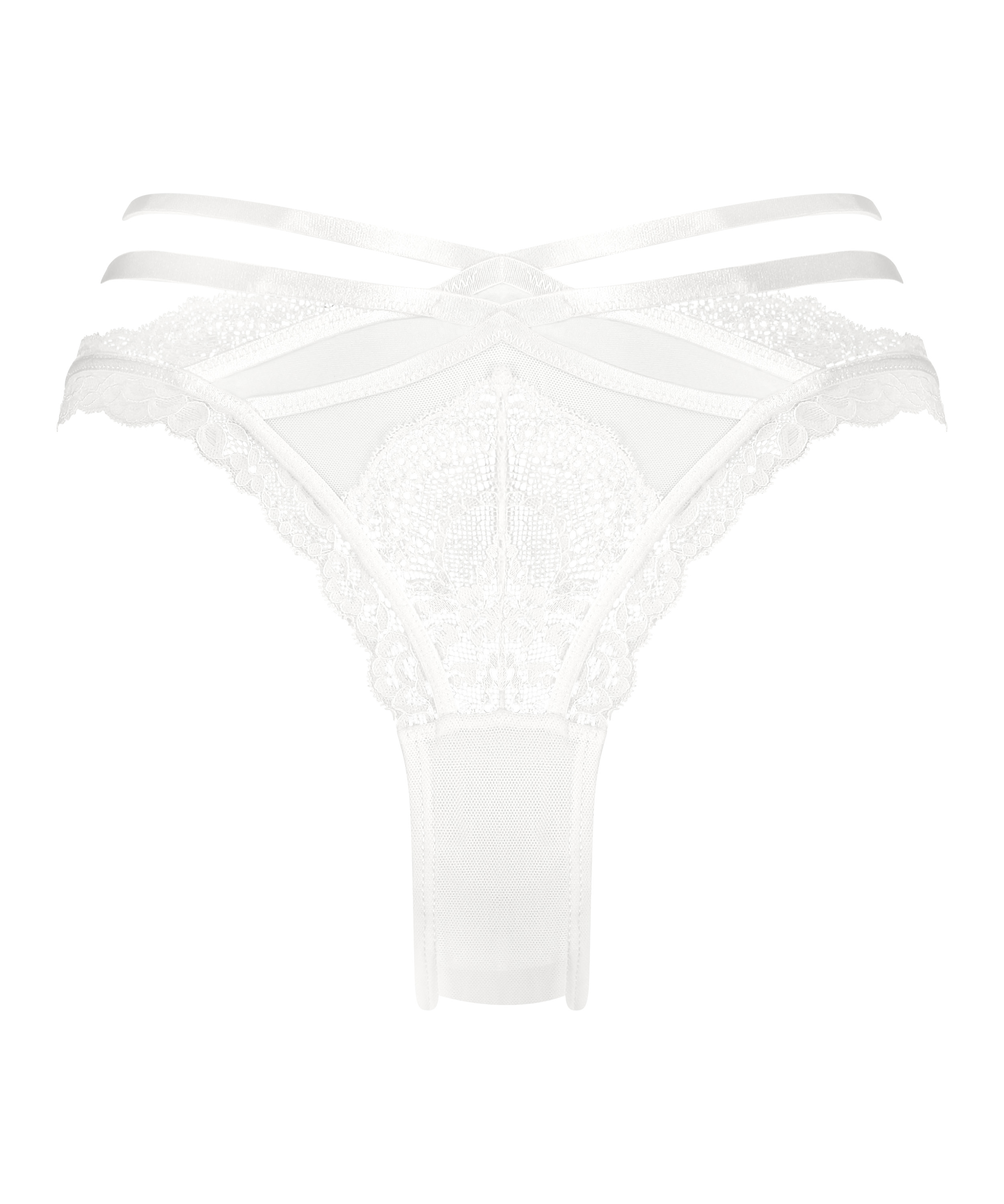 Brasiliansk trusse Janine, hvid, main