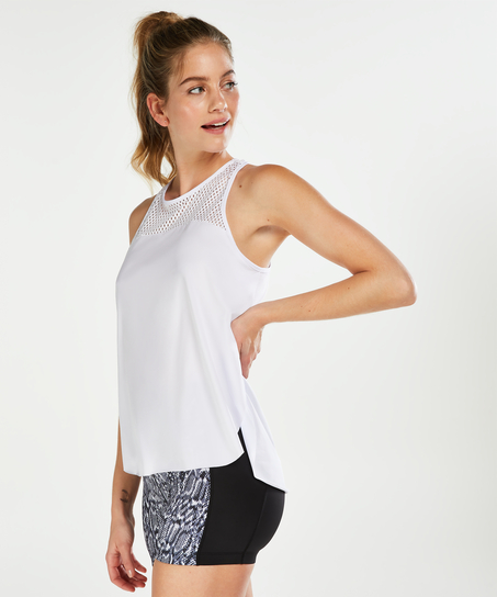 HKMX Tank top loose fit, Hvid