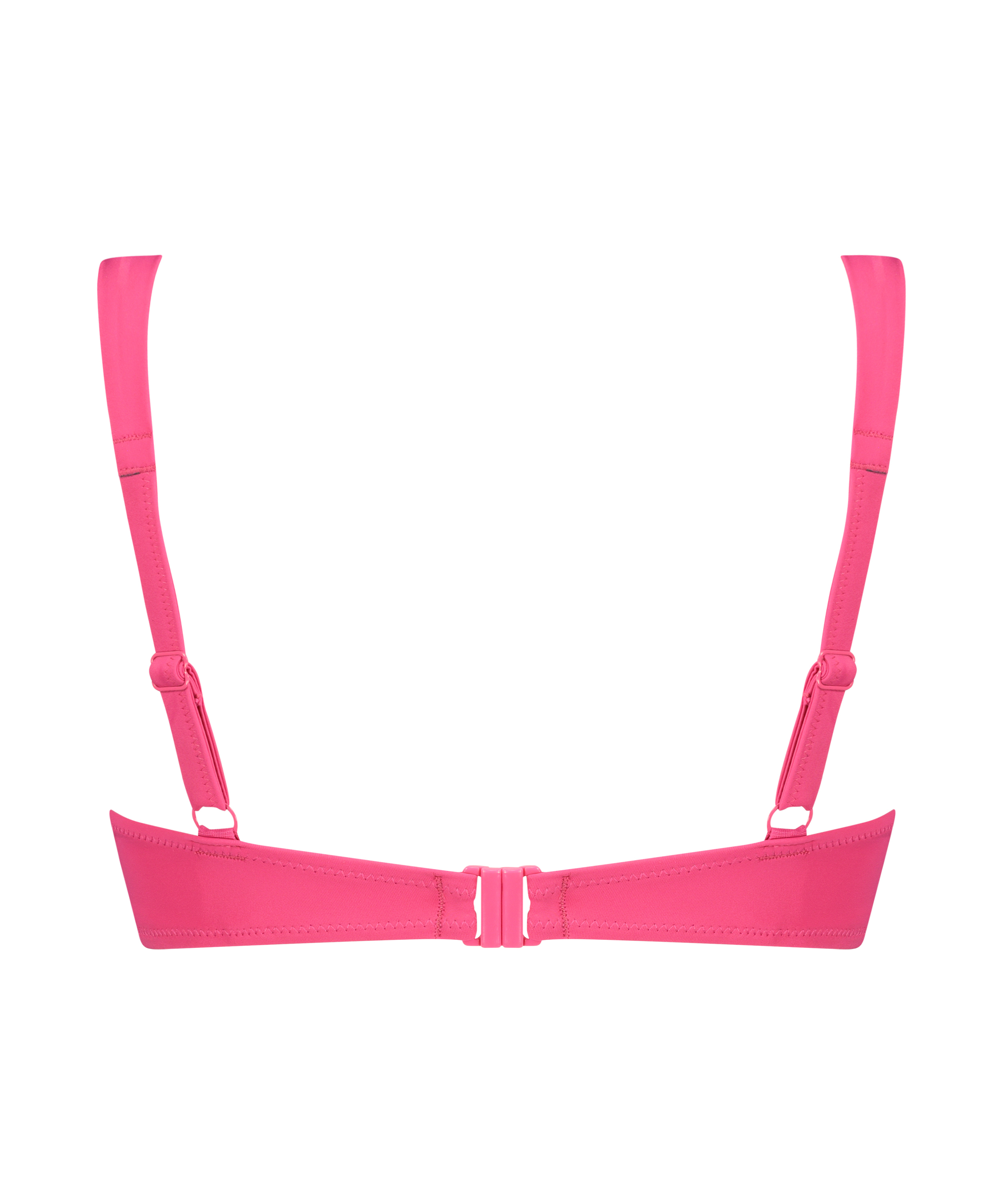 Luxe formstøbt bikinitop med bøjle Størrelse E +, pink, main