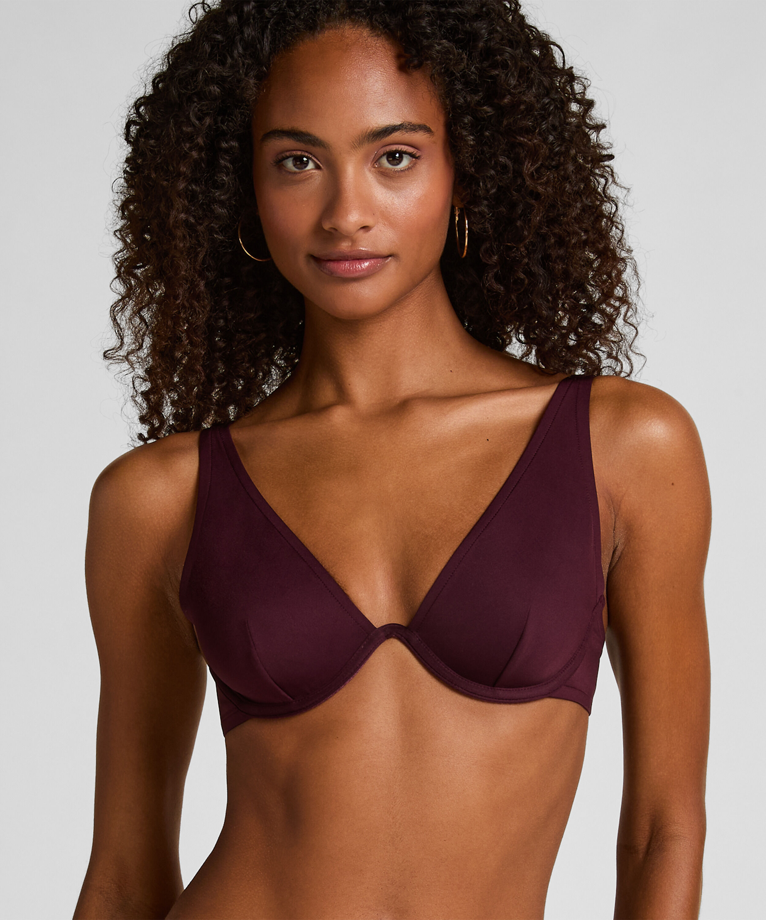 Neopren bikinitop, Lilla