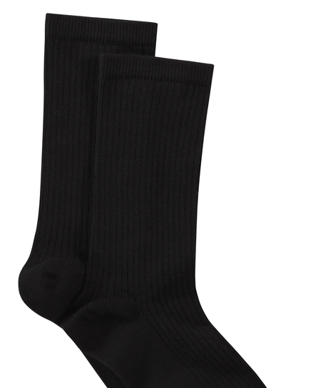 2 par sokker, sort