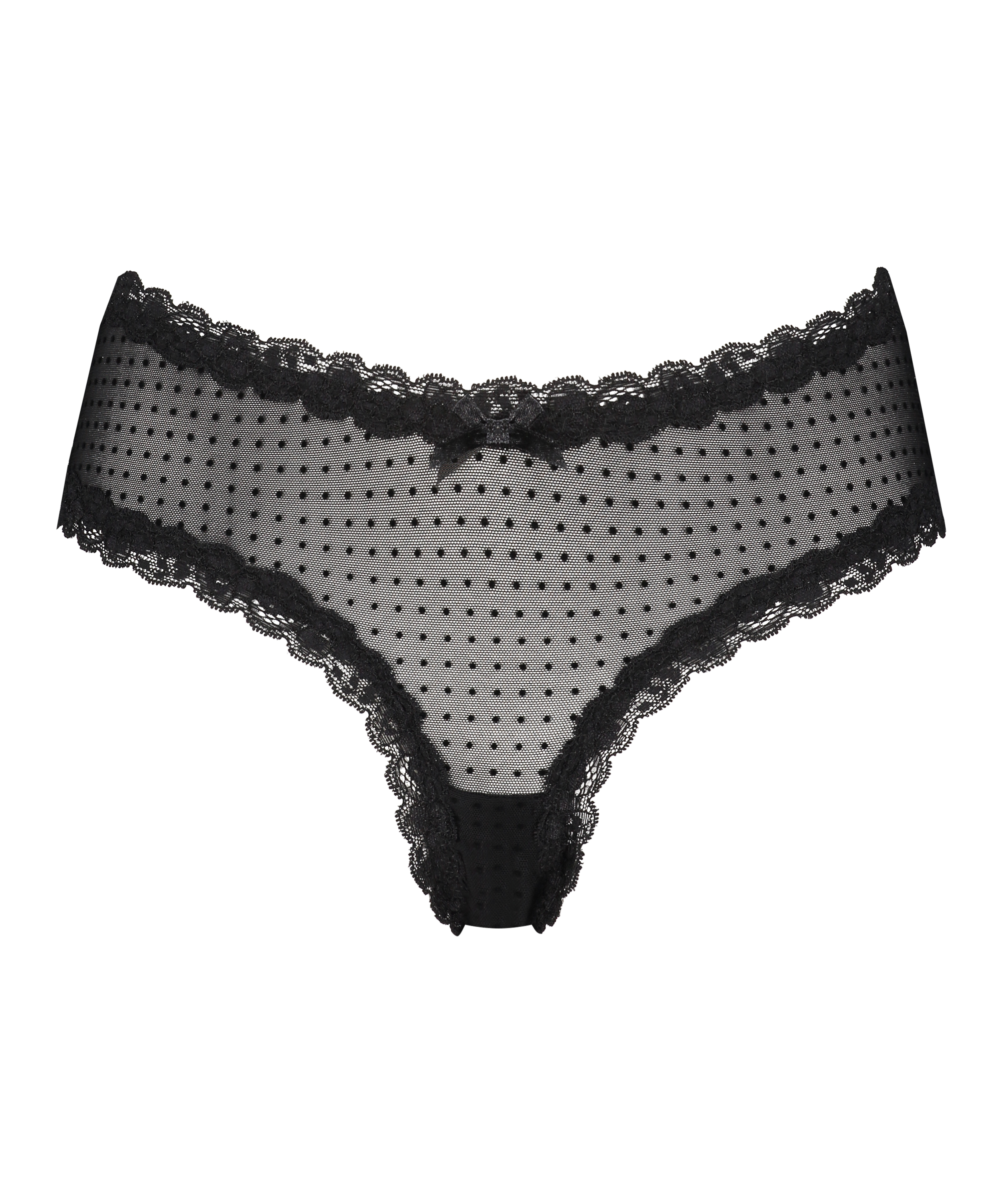 Brasiliansk trusse V-shape Mesh, Sort, main