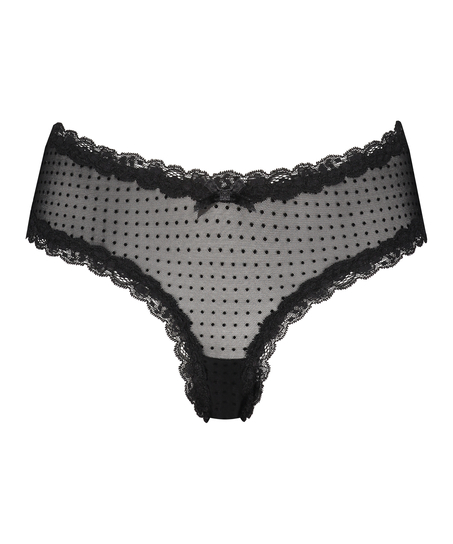 Brasiliansk trusse V-shape Mesh, Sort