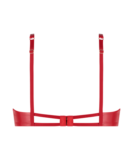 Skålløs ikke-formstøbt bøjle-bh Wilde, Rød