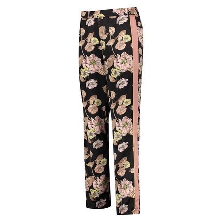 Pyjamasbukser Satin Emily, sort