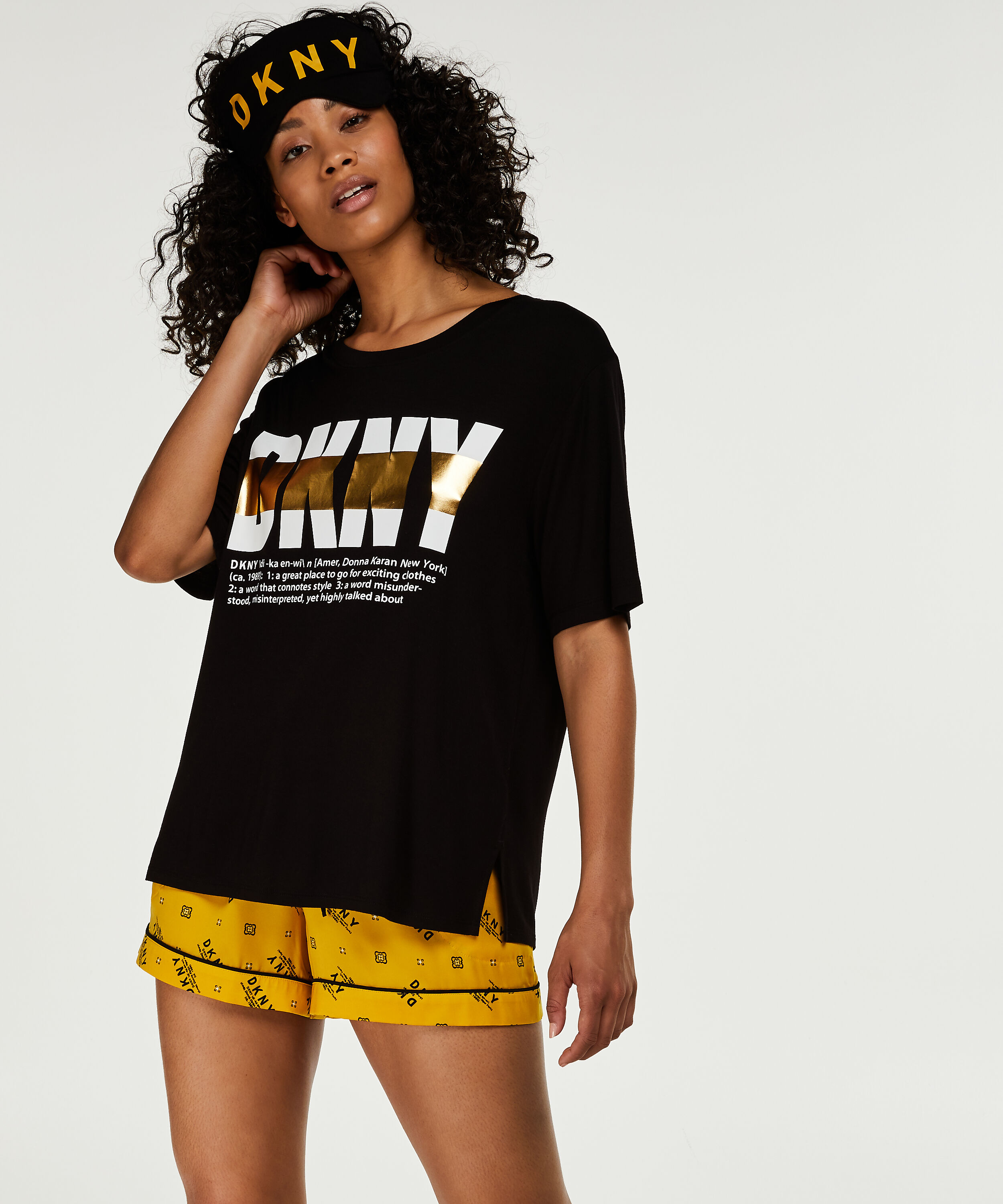 DKNY pyjamass&aelig;t, Gul