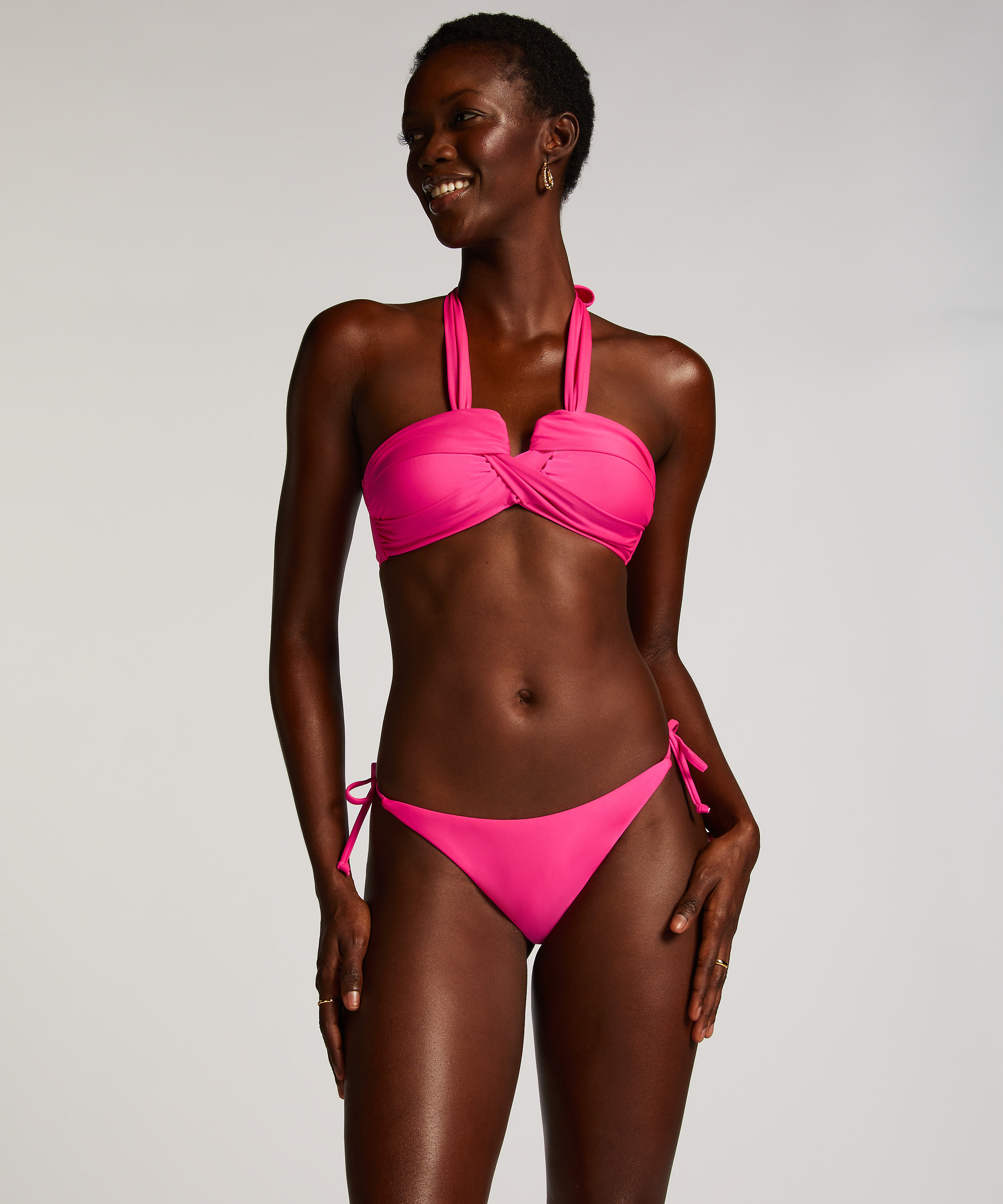 Bikini Crop Top Naples, pink, main