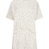 Pyjama Set Cotton Jersey Short, Hvid