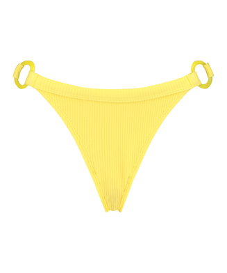 Bikinitrusse med høj benudskæring Lana, gul