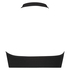 Sømløs halter-bralette, Sort