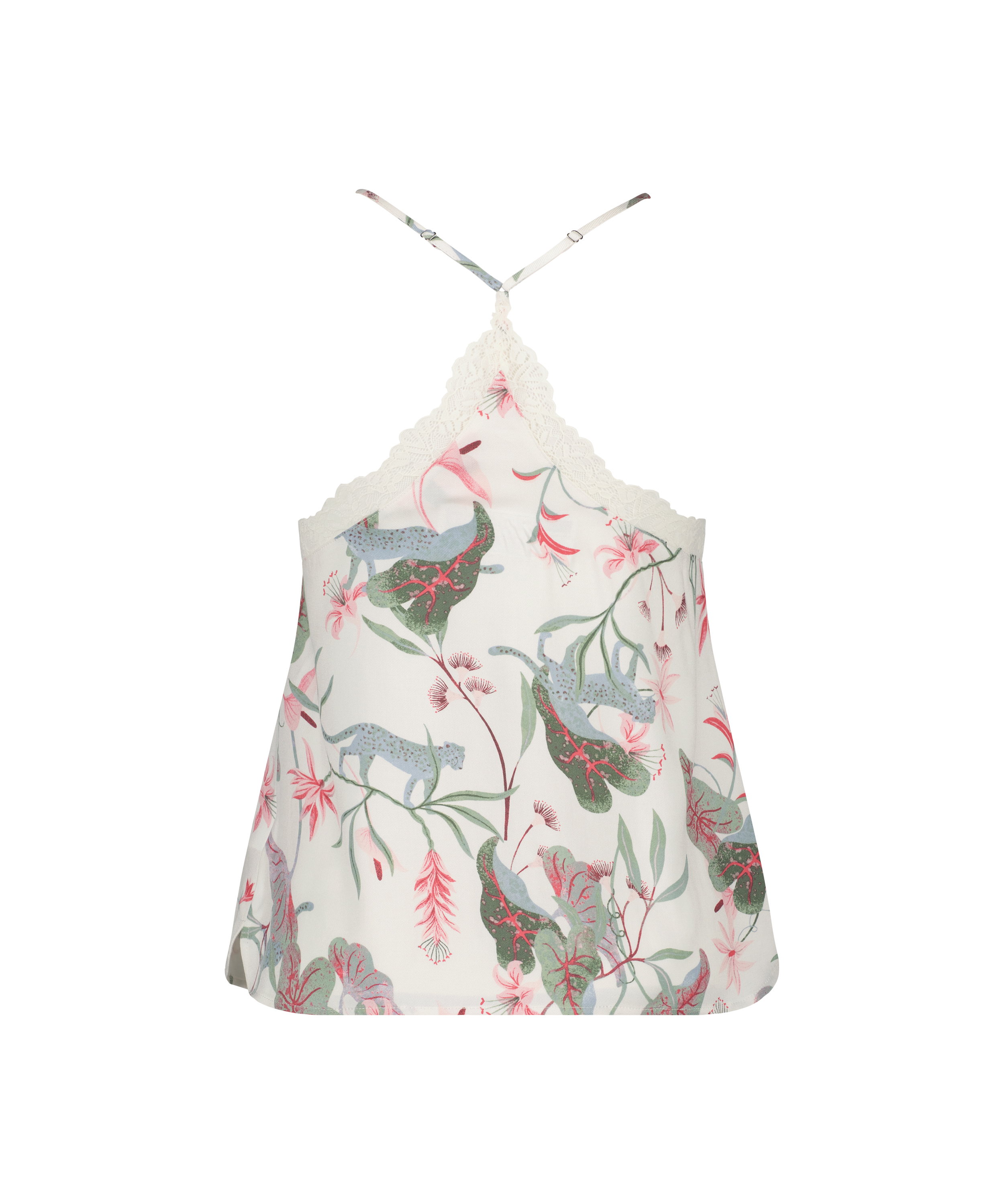 Cami top Woven Lace, Hvid, main