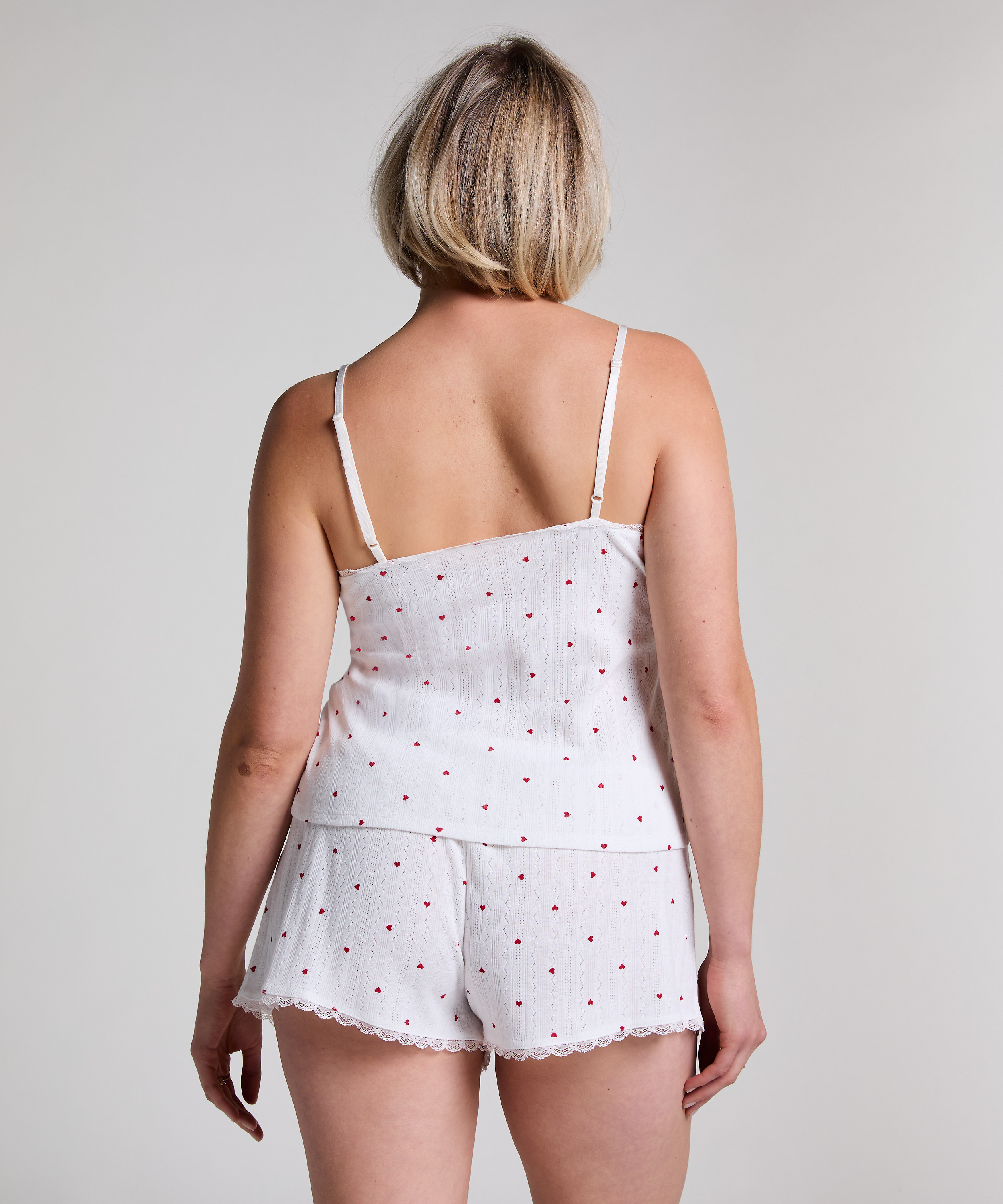 Cami Lace top, Hvid, main