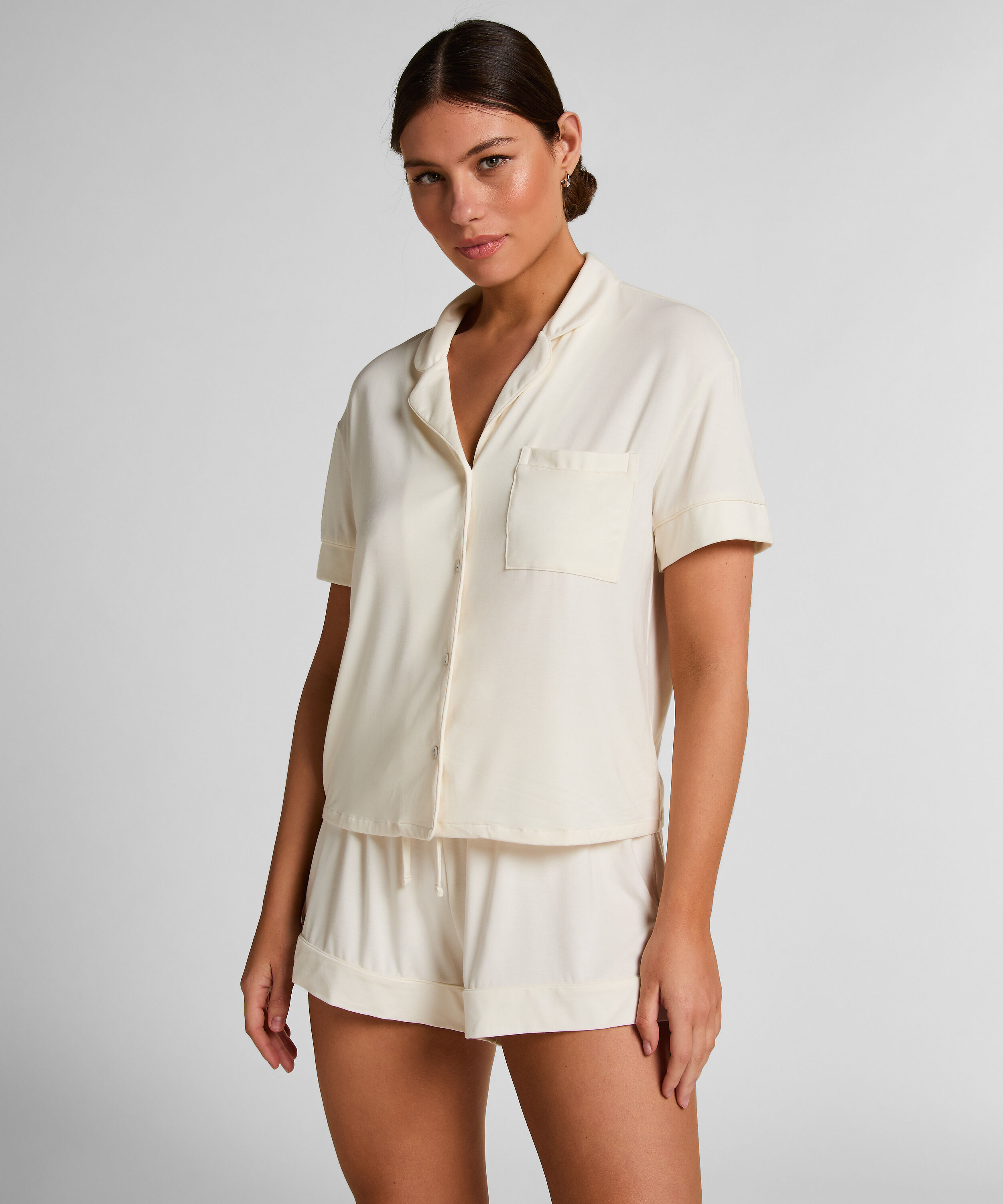 Jerseyshorts Essential, Hvid Jerseyshorts Essential, Hvid