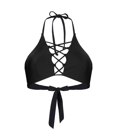 Crop top Spicey, Sort