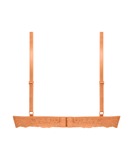 Formstøbt pushup-bøjle-bh Marine, Orange