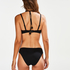 Scallop Glam formst&oslash;bt b&oslash;jle-bikinitop, Sort