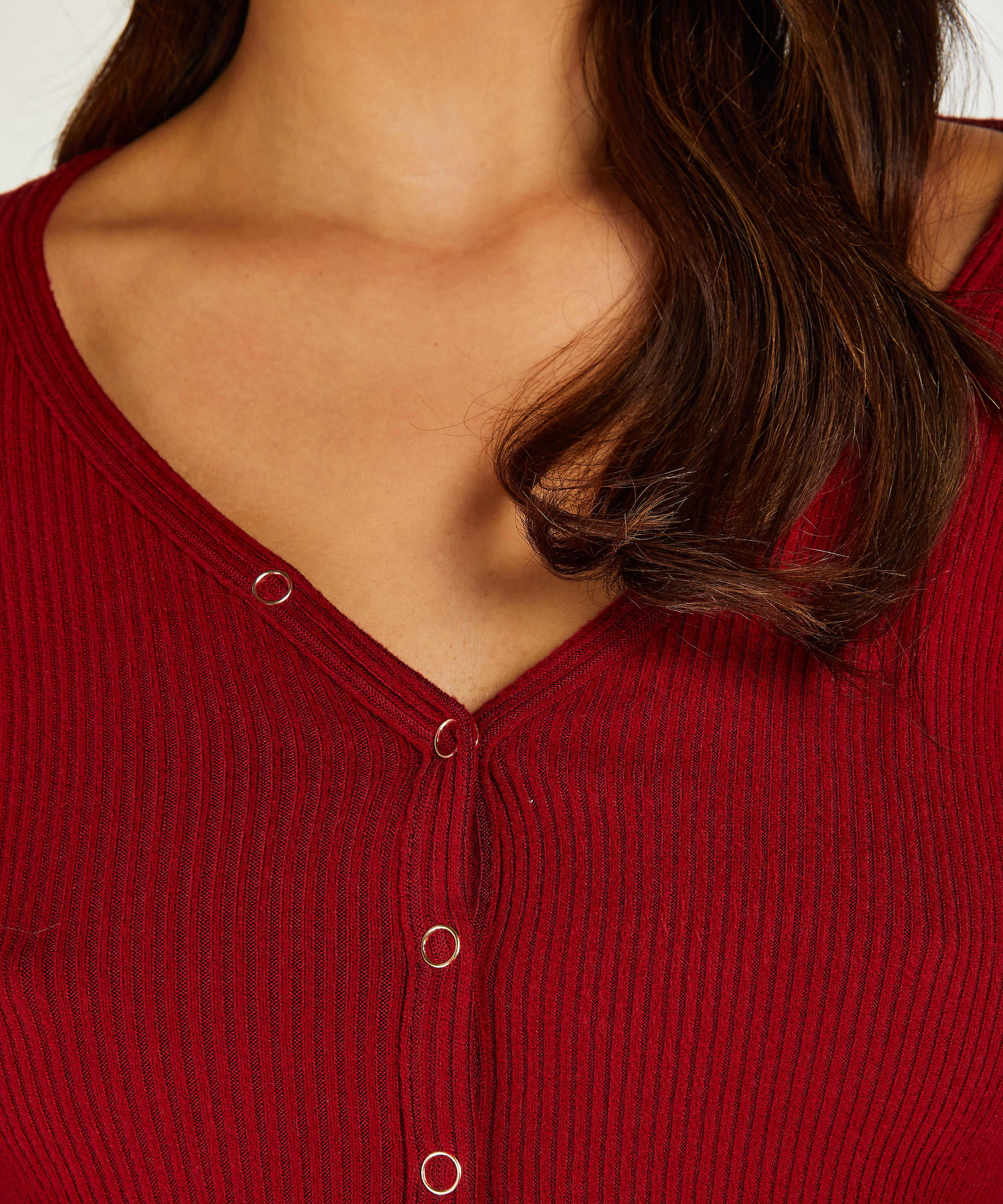 B&oslash;rstet, kort onesie, R&oslash;d, main