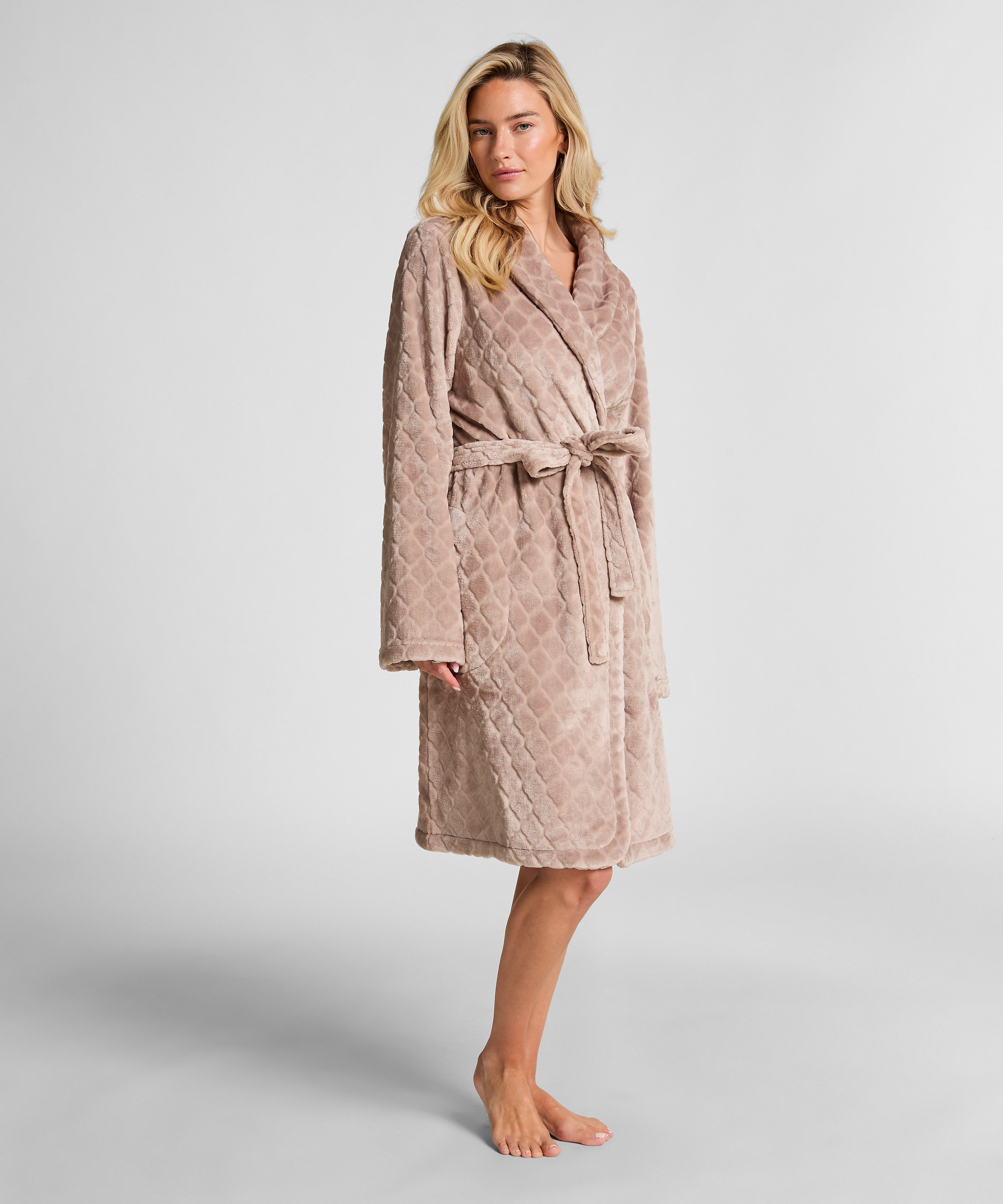 Badekåbe Fleece, Beige, main