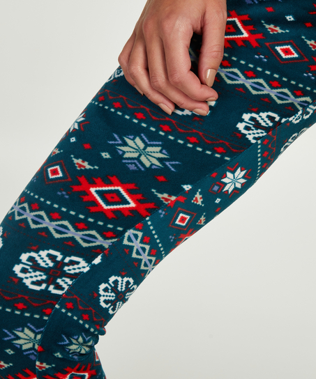 Legging Velour, gr&oslash;n