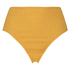 Goldenrod bikiniunderdel med høje ben, gul