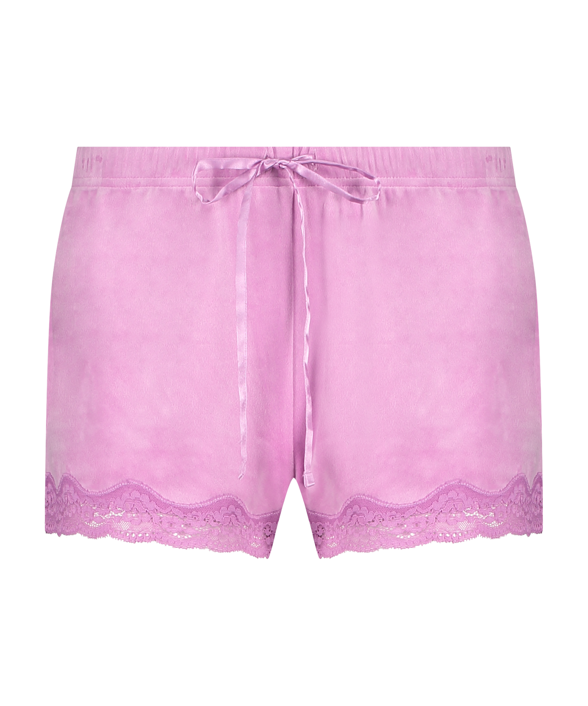 Shorts velour Lace, pink, main
