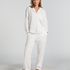 Pyjamastop Flonel Essentials, Hvid