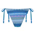 Bikinitrusse med h&oslash;j benudsk&aelig;ring Cali, Bl&aring;