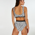 HKMX High Waist Cheeky Bikinitrusser, hvid