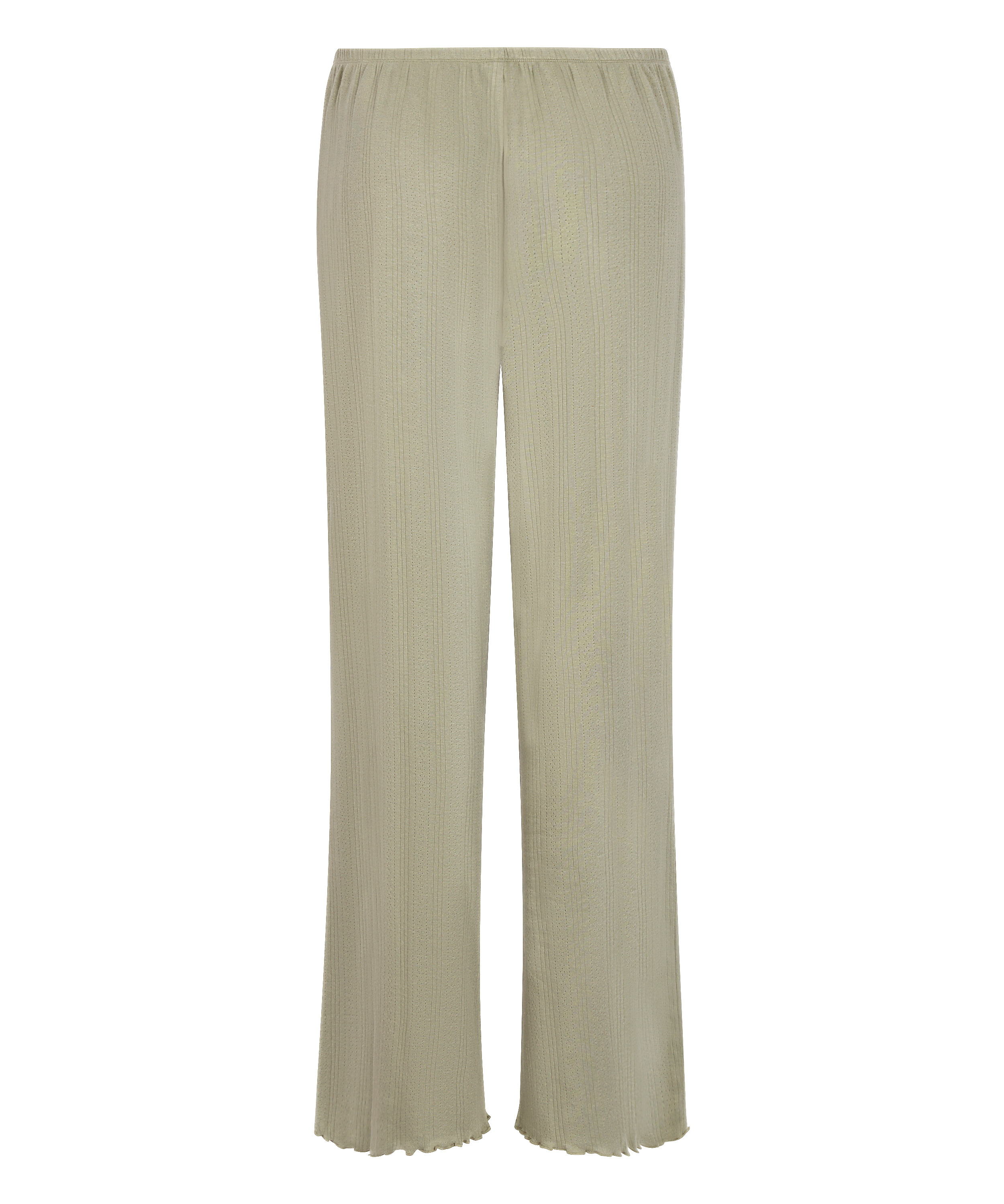 Pyjama Pant Loose Pointelle, Grøn, main