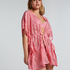 Strandkaftan, pink