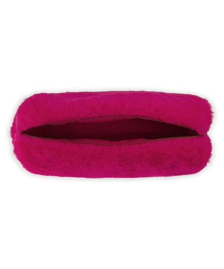 Makeup-taske Fake fur, pink