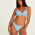 Ikke-formstøbt bikinitop med bøjle Bali, blå