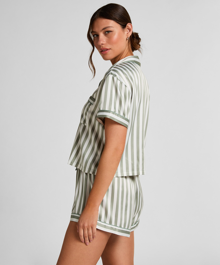 Satin-pyjamas, Gr&oslash;n