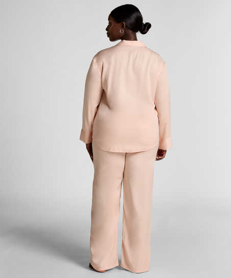 Lang&aelig;rmet satinjakke Ayla, Lyser&oslash;d