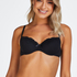 Formstøbt bøjle-bh Secret Lace bomuld, Sort