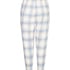 Petite Twill ternede pyjamasbukser, Bl&aring;