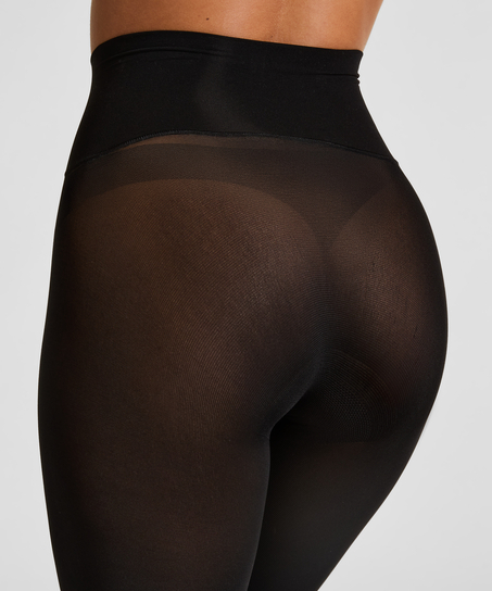 Str&oslash;mpebukser, 60 denier, Velvet Touch, Sort