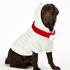 Fleece hunde-onesie, Hvid