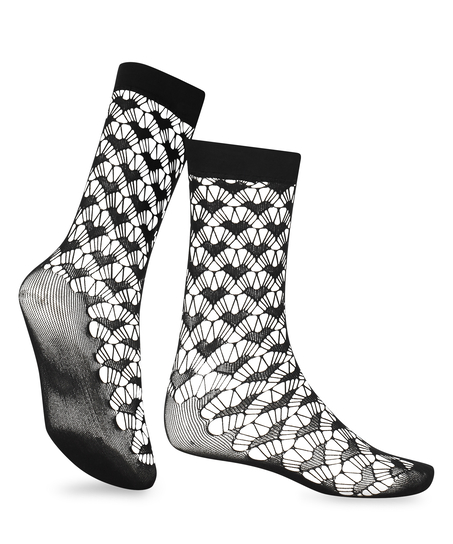 1 par modestrømper, Sort